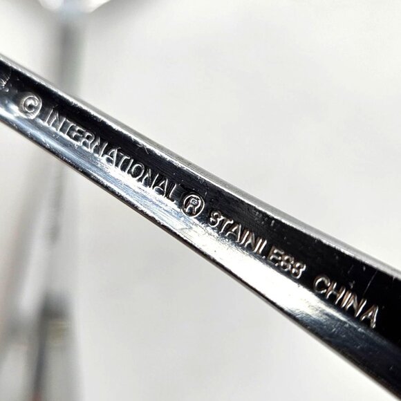 International Simplicity Flatware Dinner Spoon Knife Servers Stainless Lot 15 - Picture 5 of 9